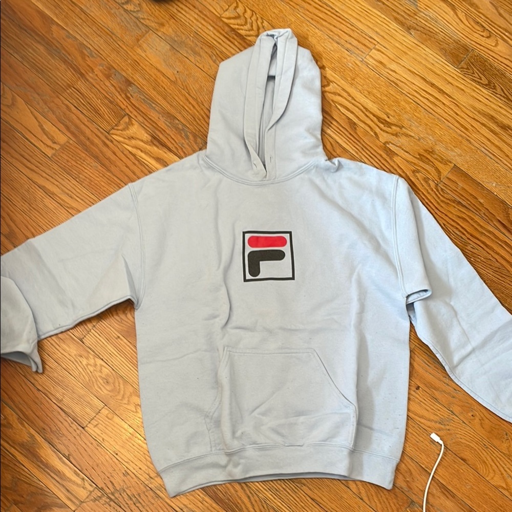 Fila Light Blue Hoodie